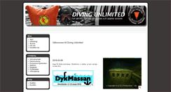 Desktop Screenshot of divingunlimited.se